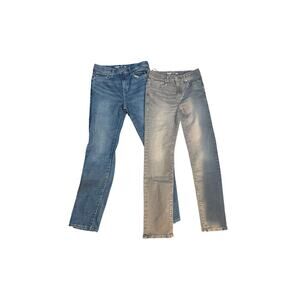 Old Navy Girls Slim Jeans Bundle Size 16 – 2 Pairs – New With Tags-Blue and Gray